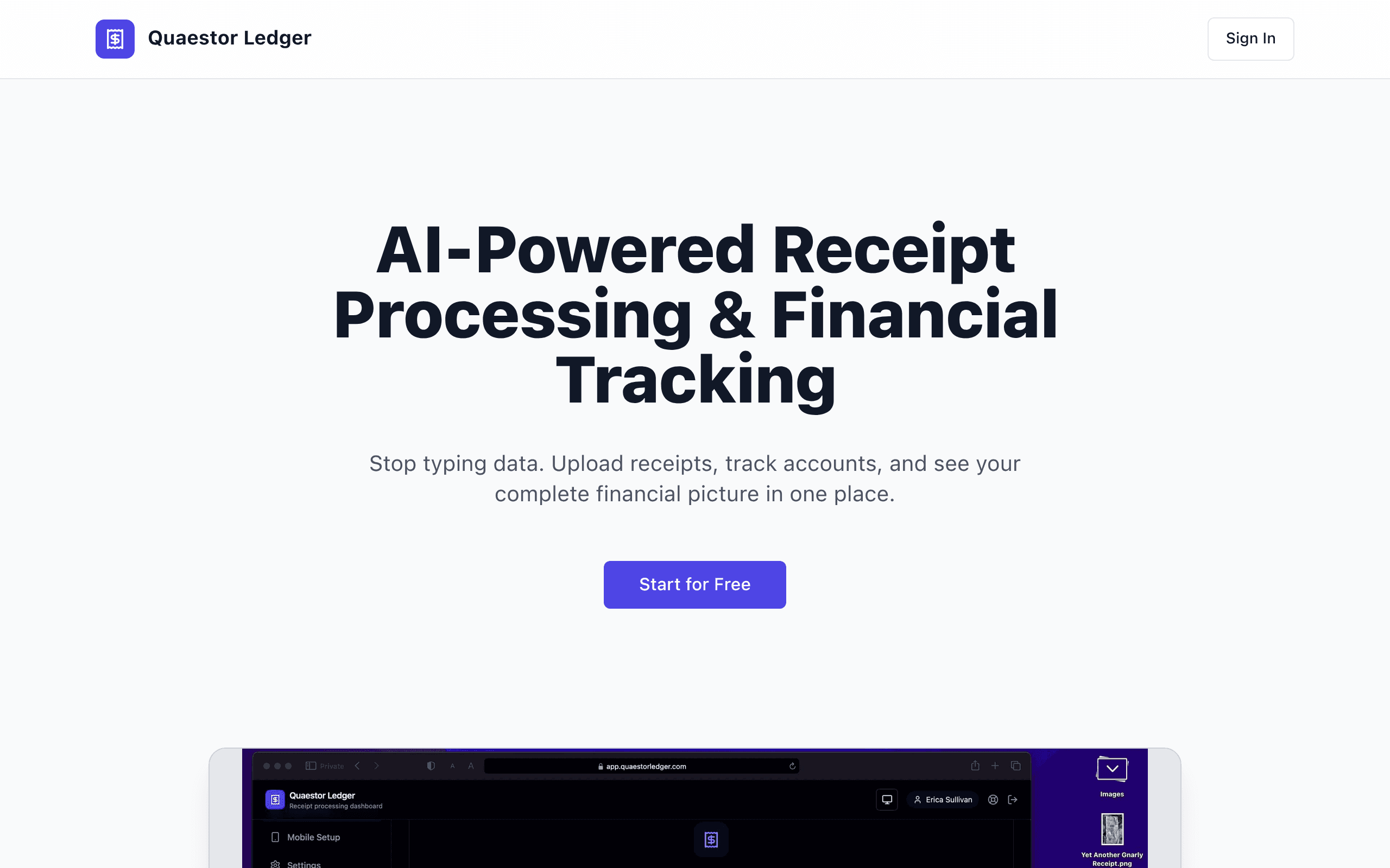 Quaestor Ledger