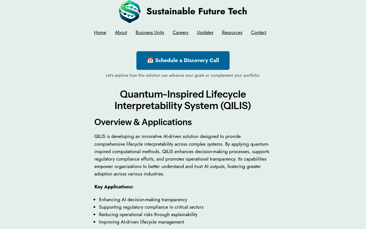 Quantum Inspired Lifecycle Interpretability System (QILIS)