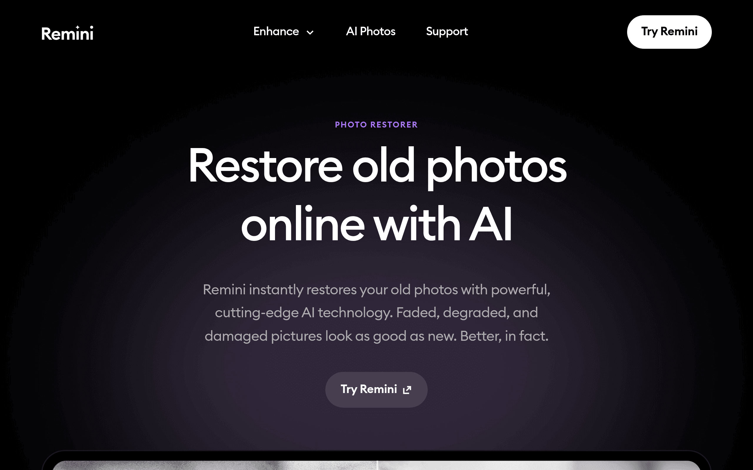 Remini's Photo Restorer
