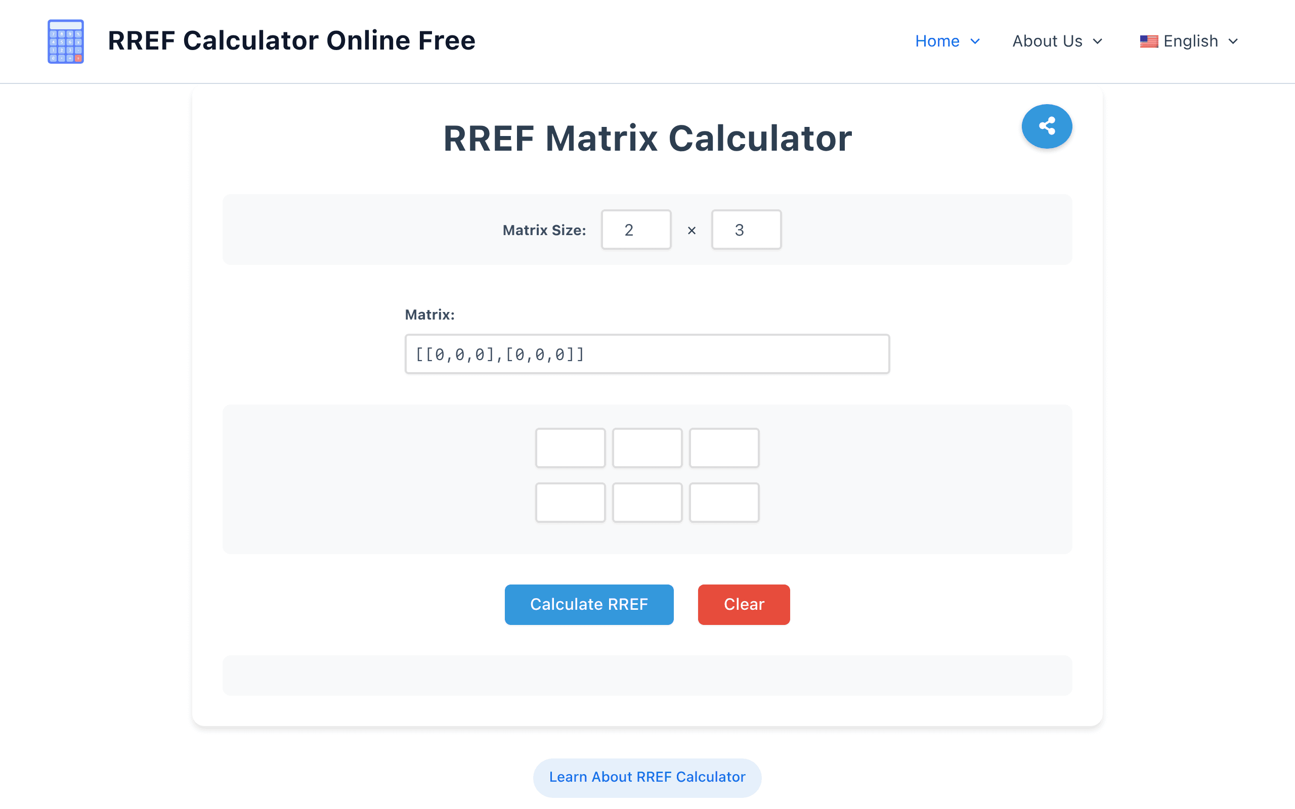 RREFCalculator Top
