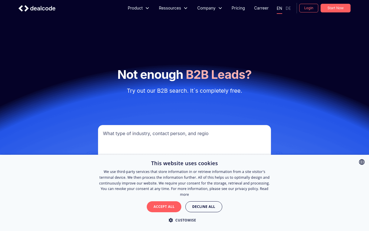 Sales AI message generator