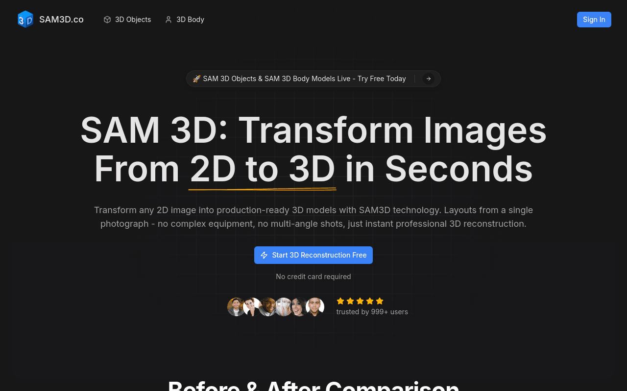 SAM 3D