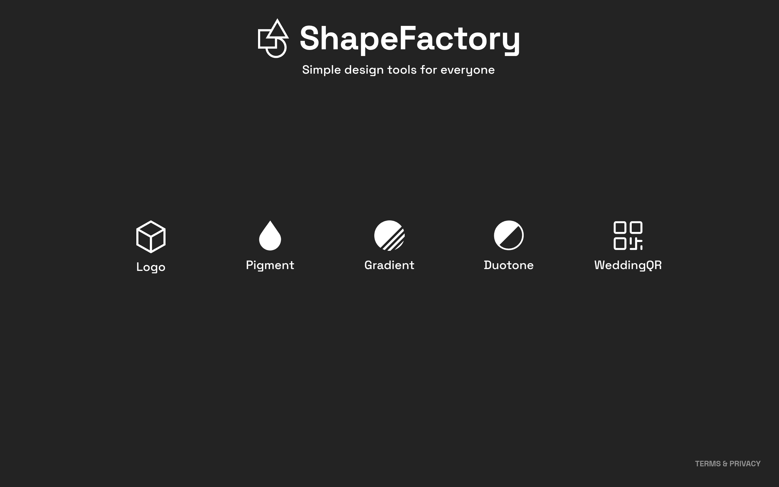 Shape Factory