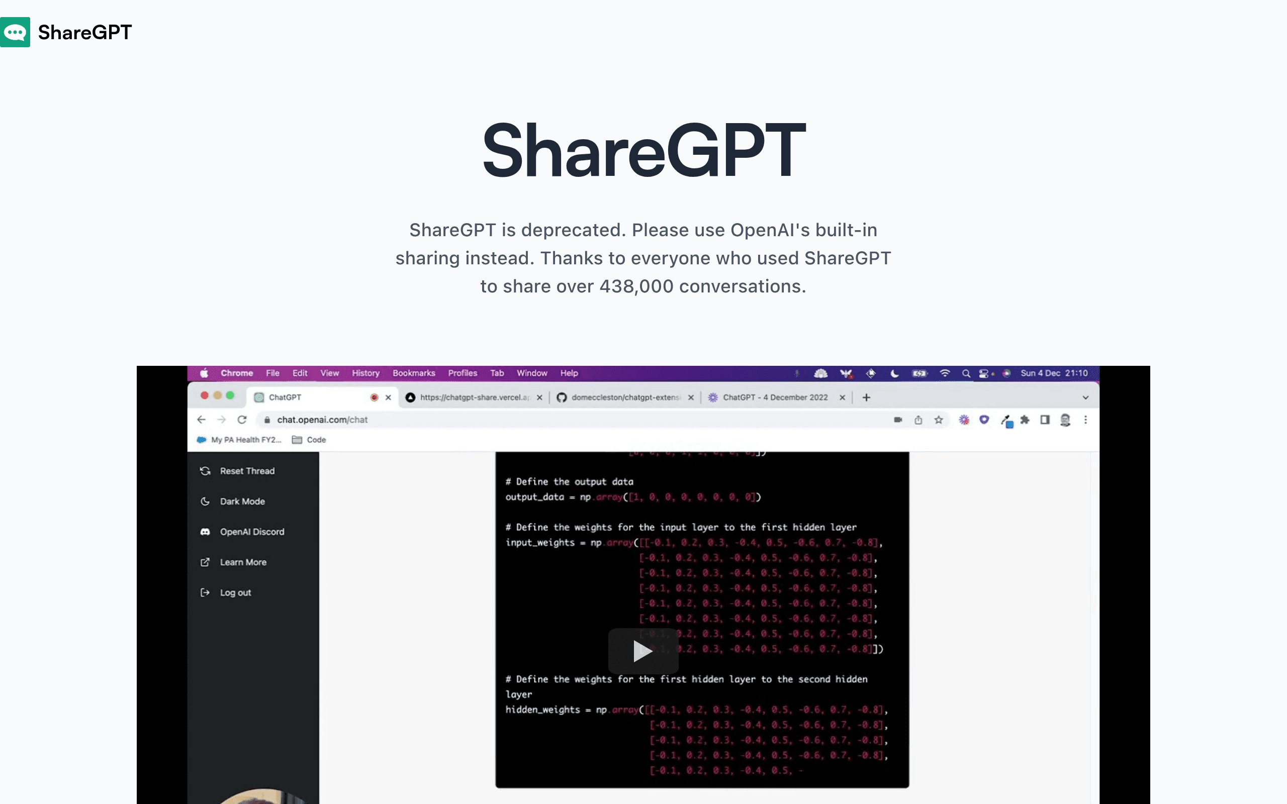 ShareGPT