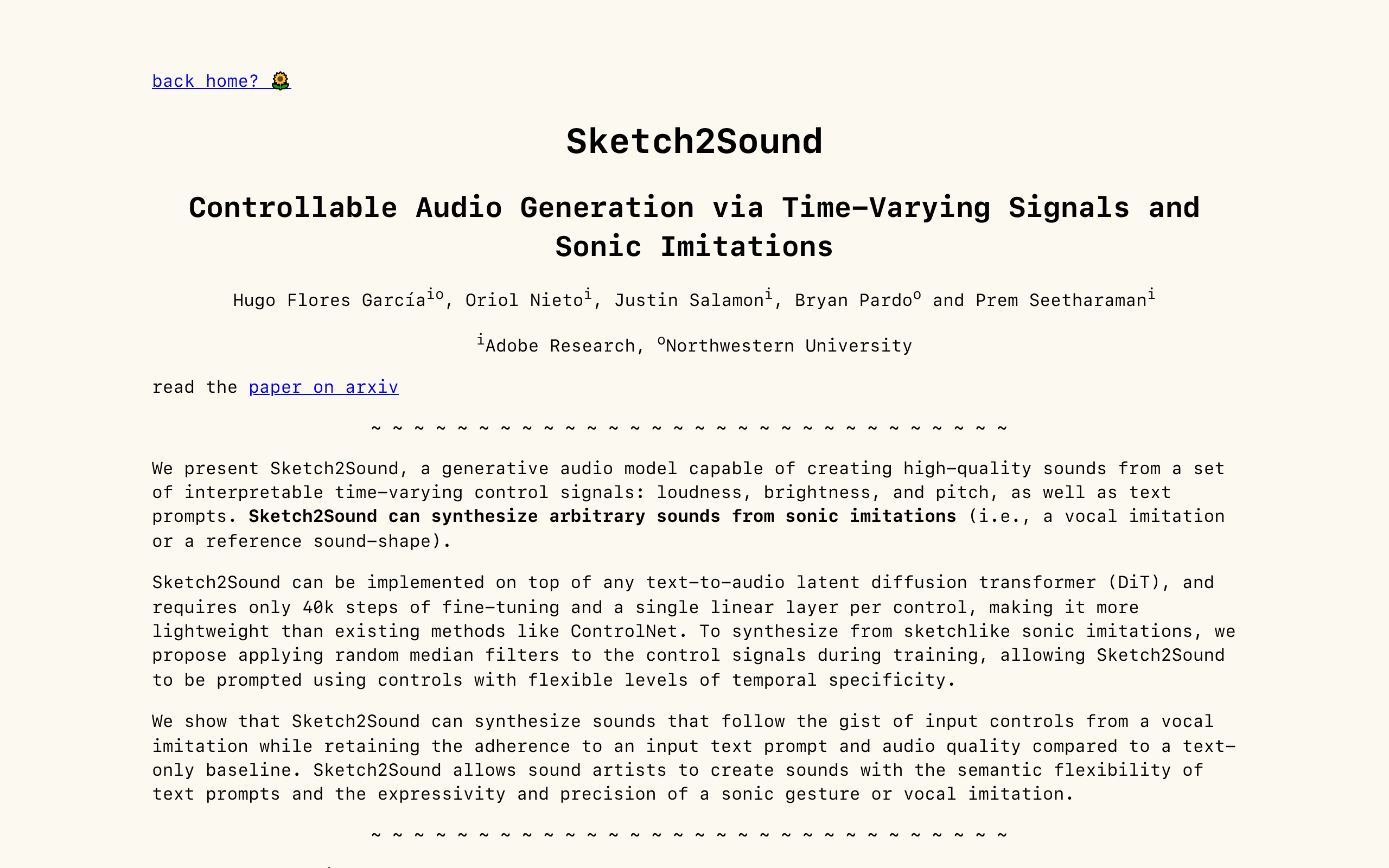 Sketch2Sound Adobe