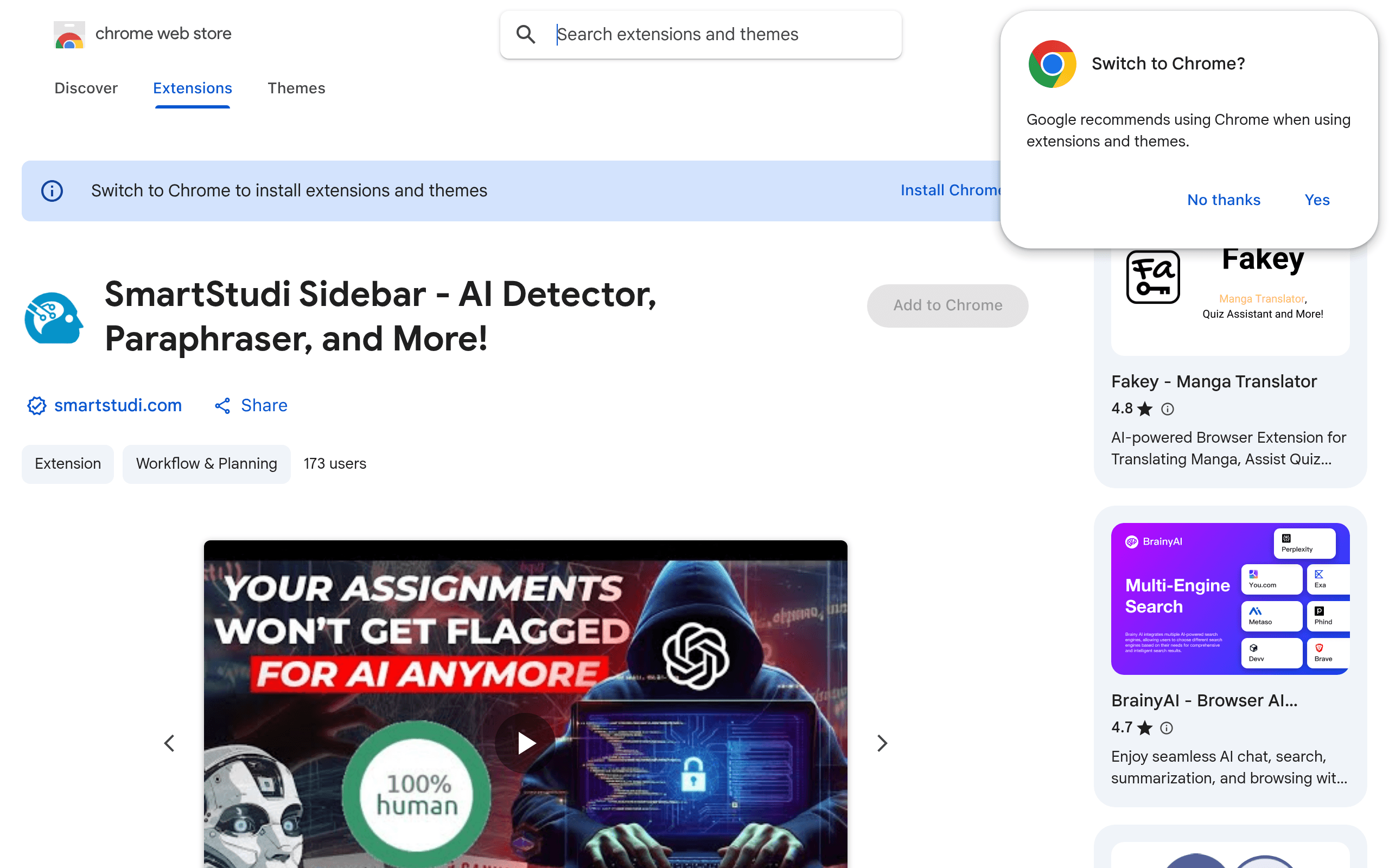 SmartStudi Sidebar