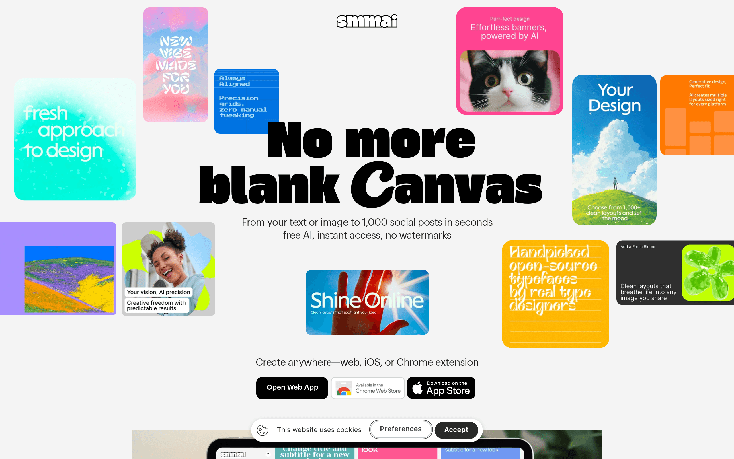 SMMAI: Social Media Templates