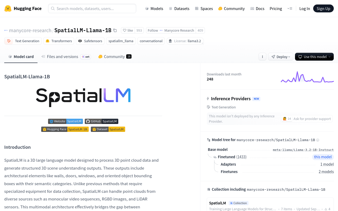 SpatialLM-Llama-1B