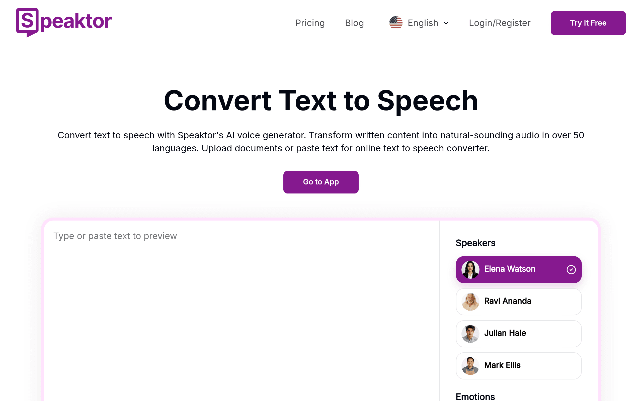 Speaktor