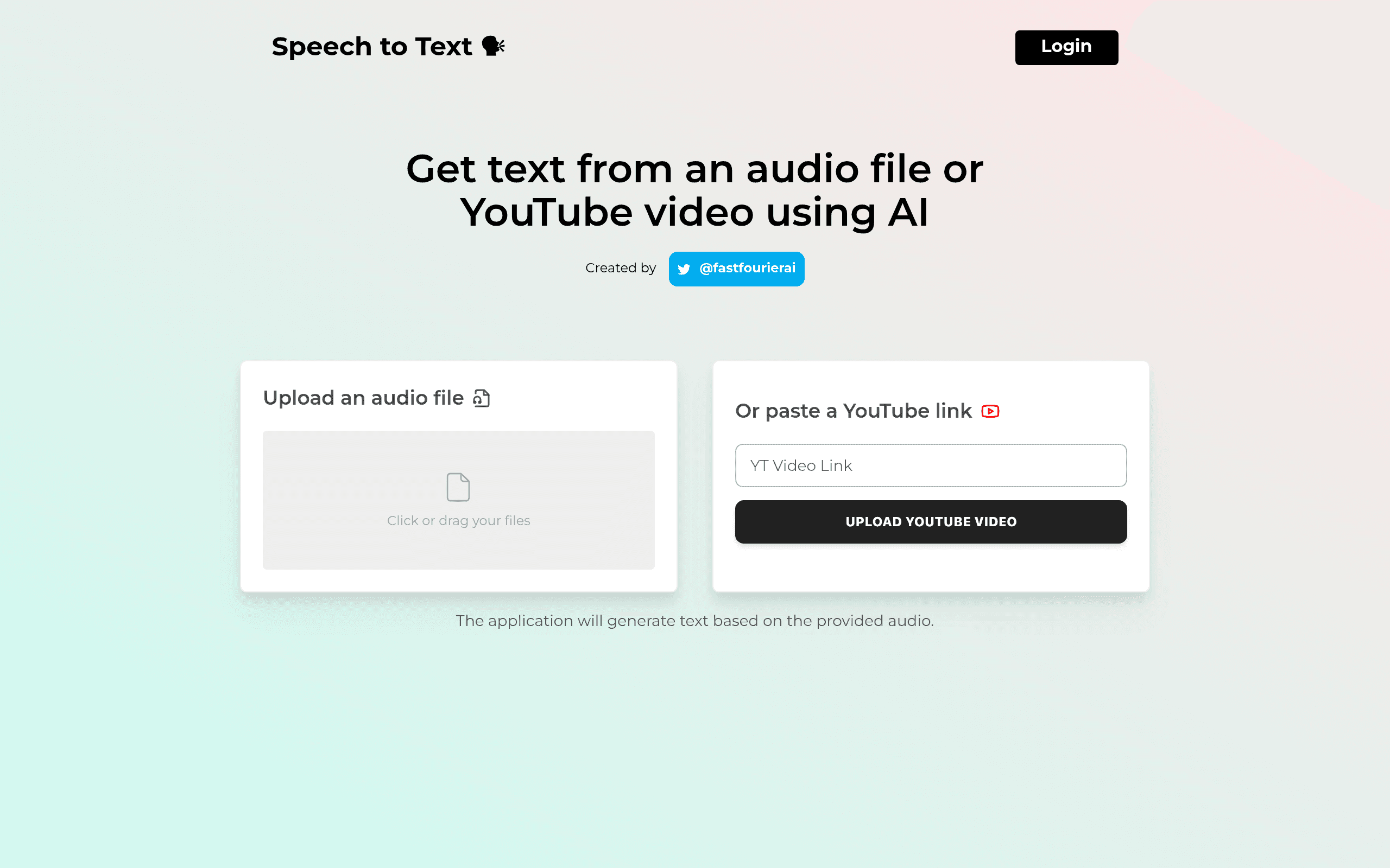 Speech to Text