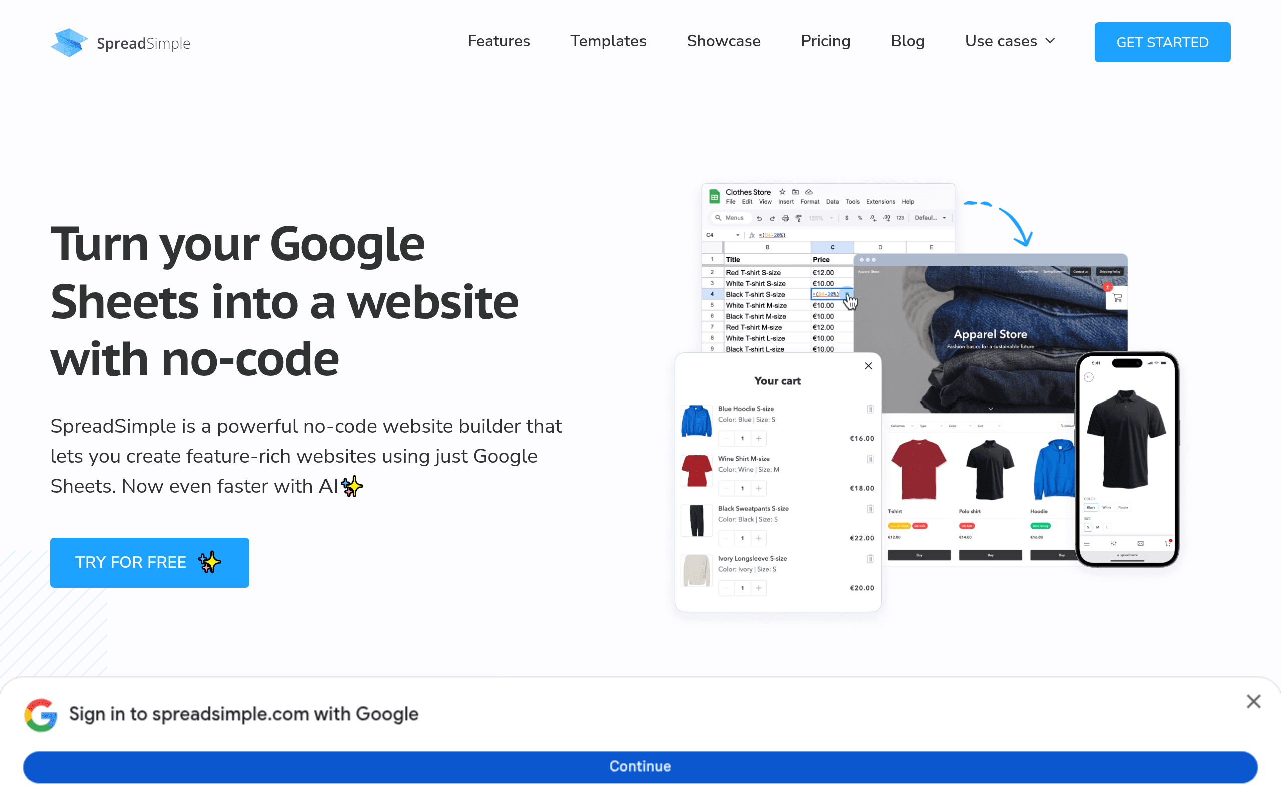 SpreadSimple