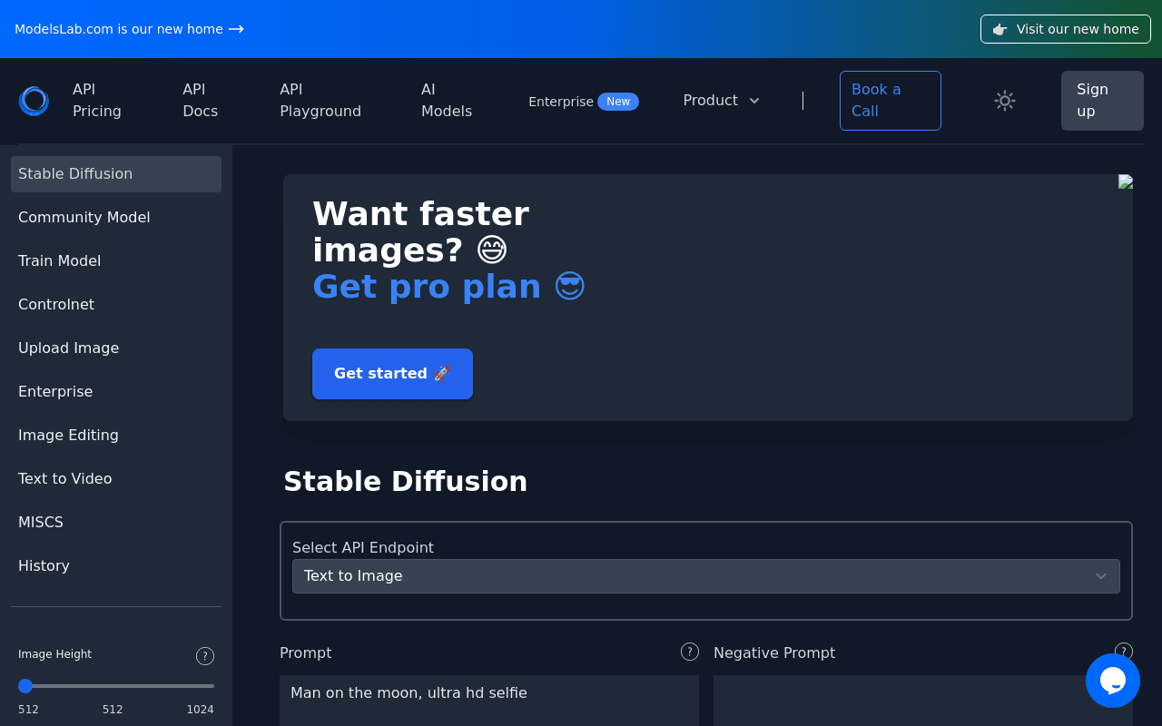 Stable Diffusion API