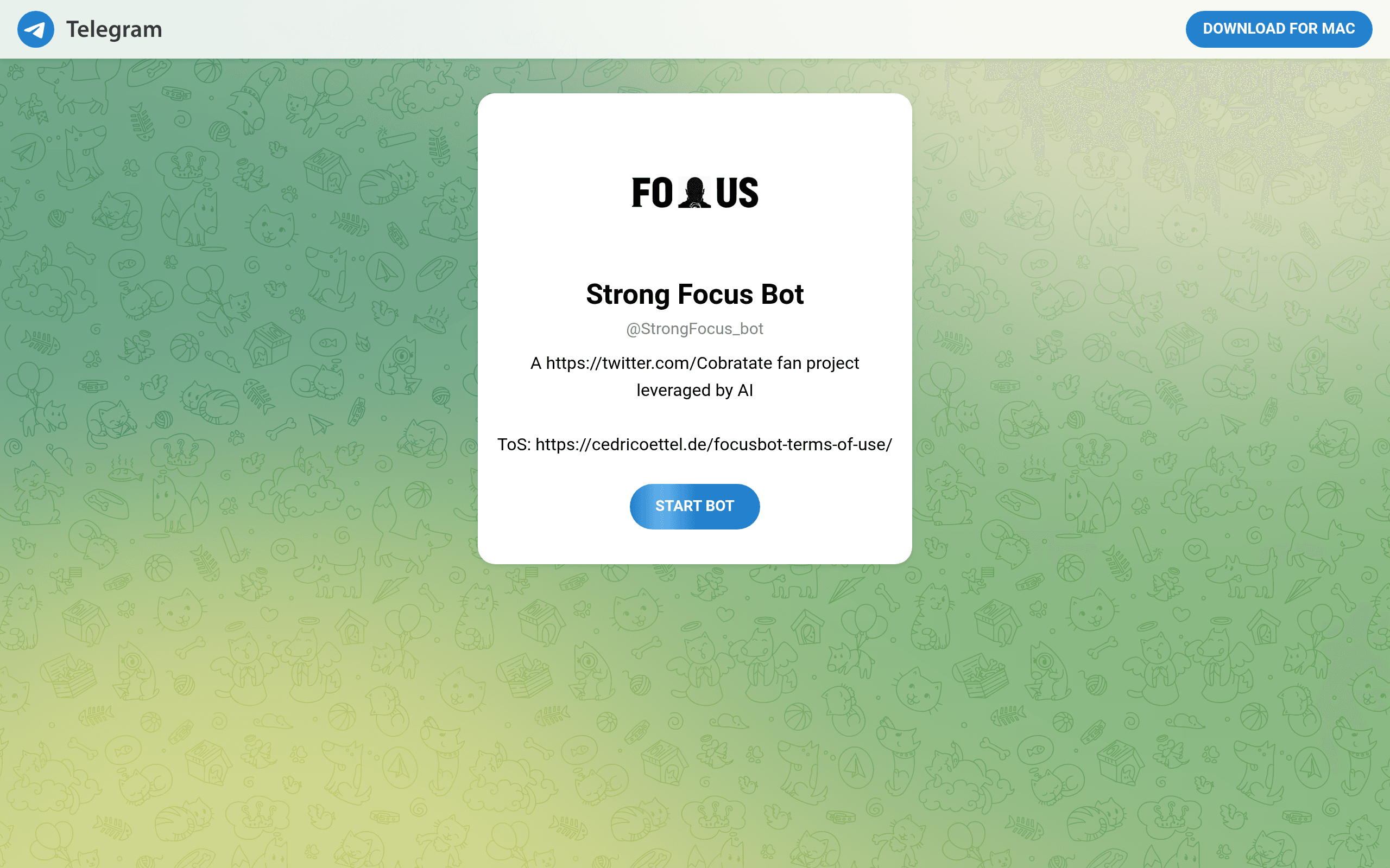 Strong Focus bot