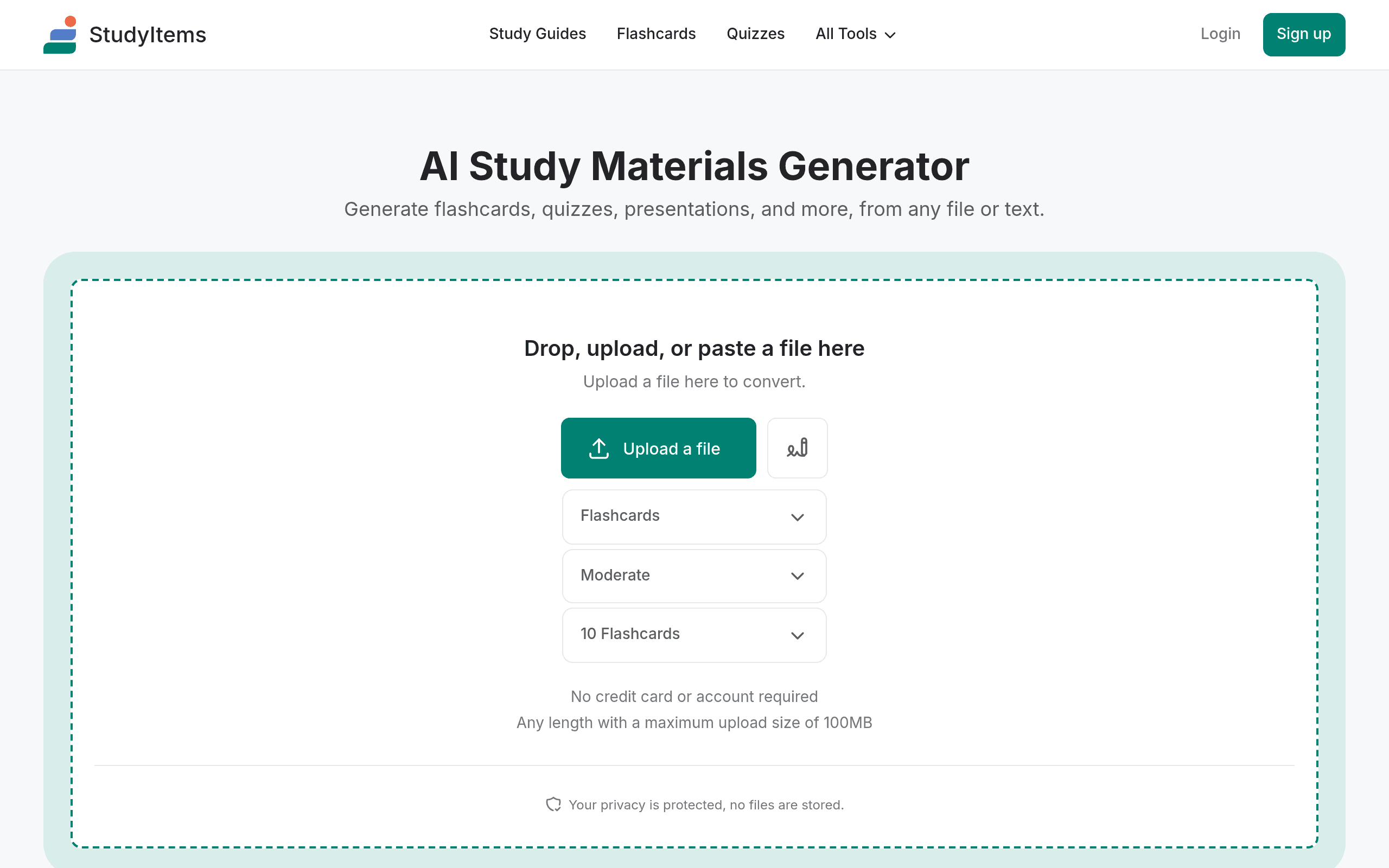 StudyItems AI Study Materials