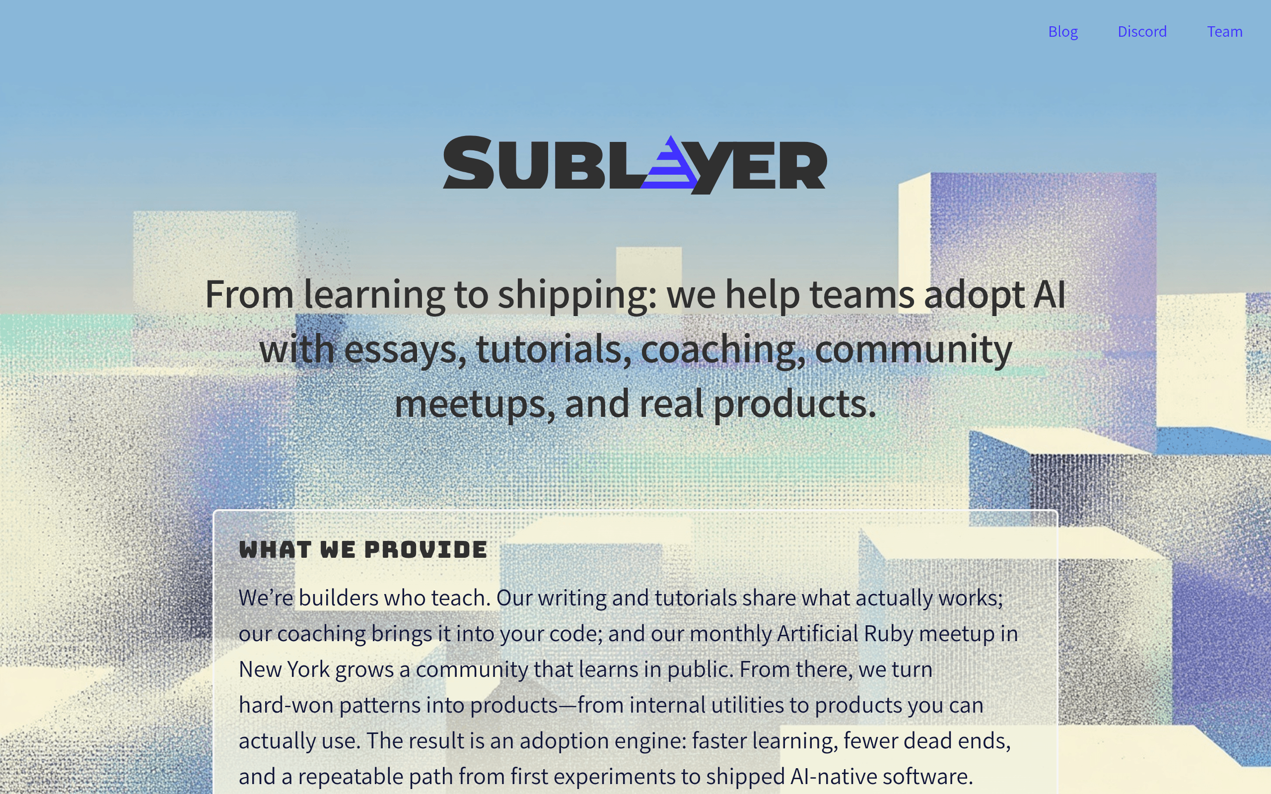 Sublayer
