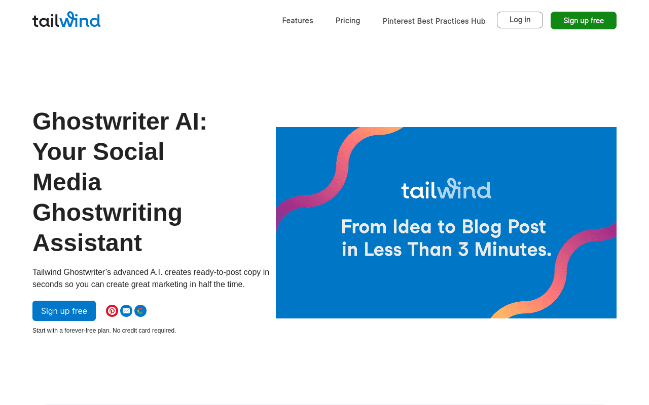 Tailwind Ghostwriter