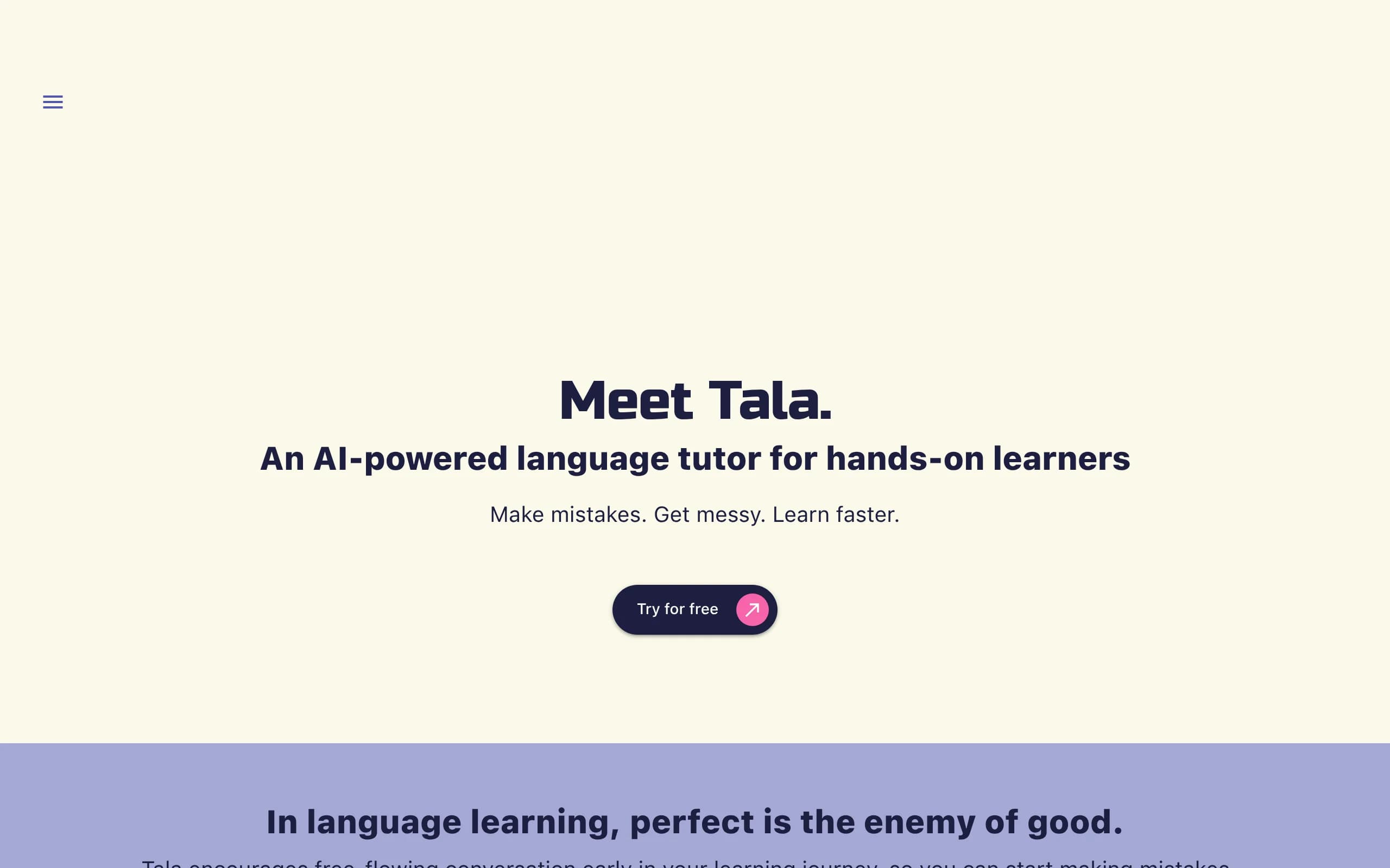 Talk to Tala