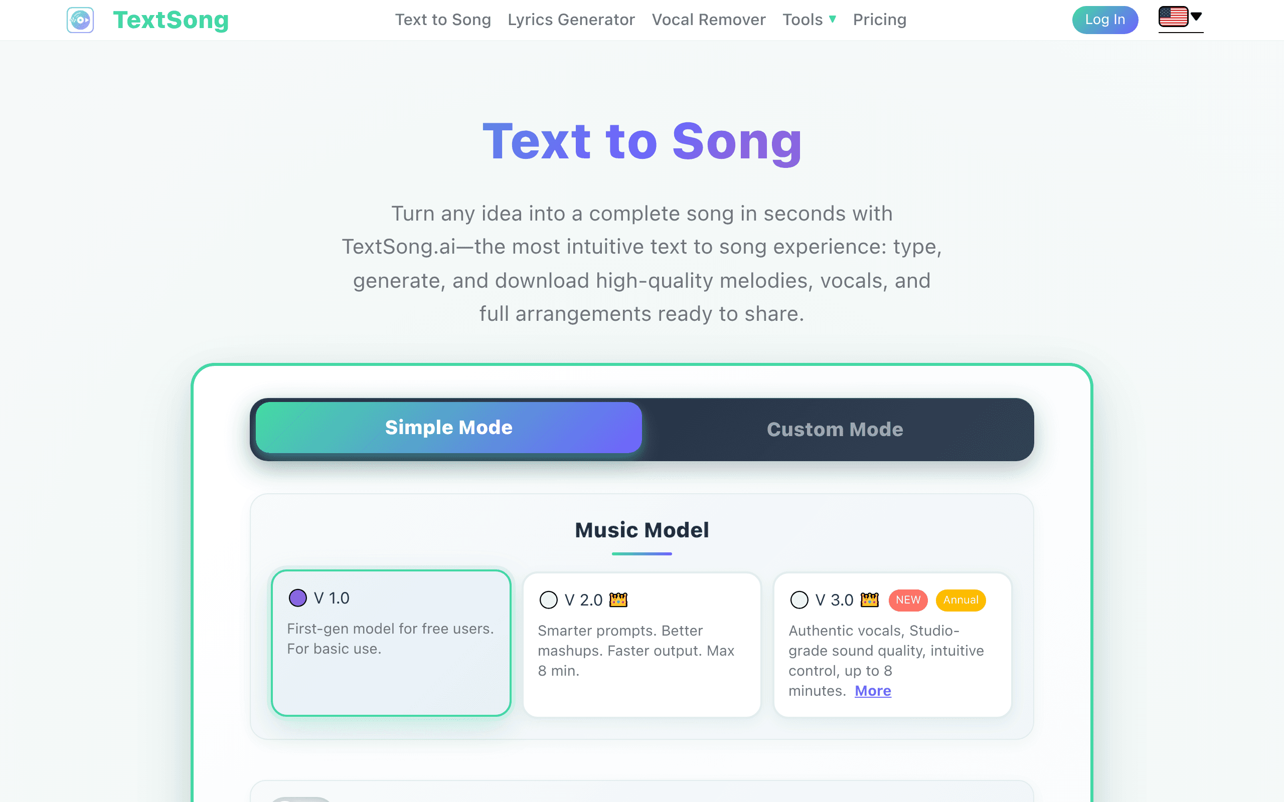 TextSong AI