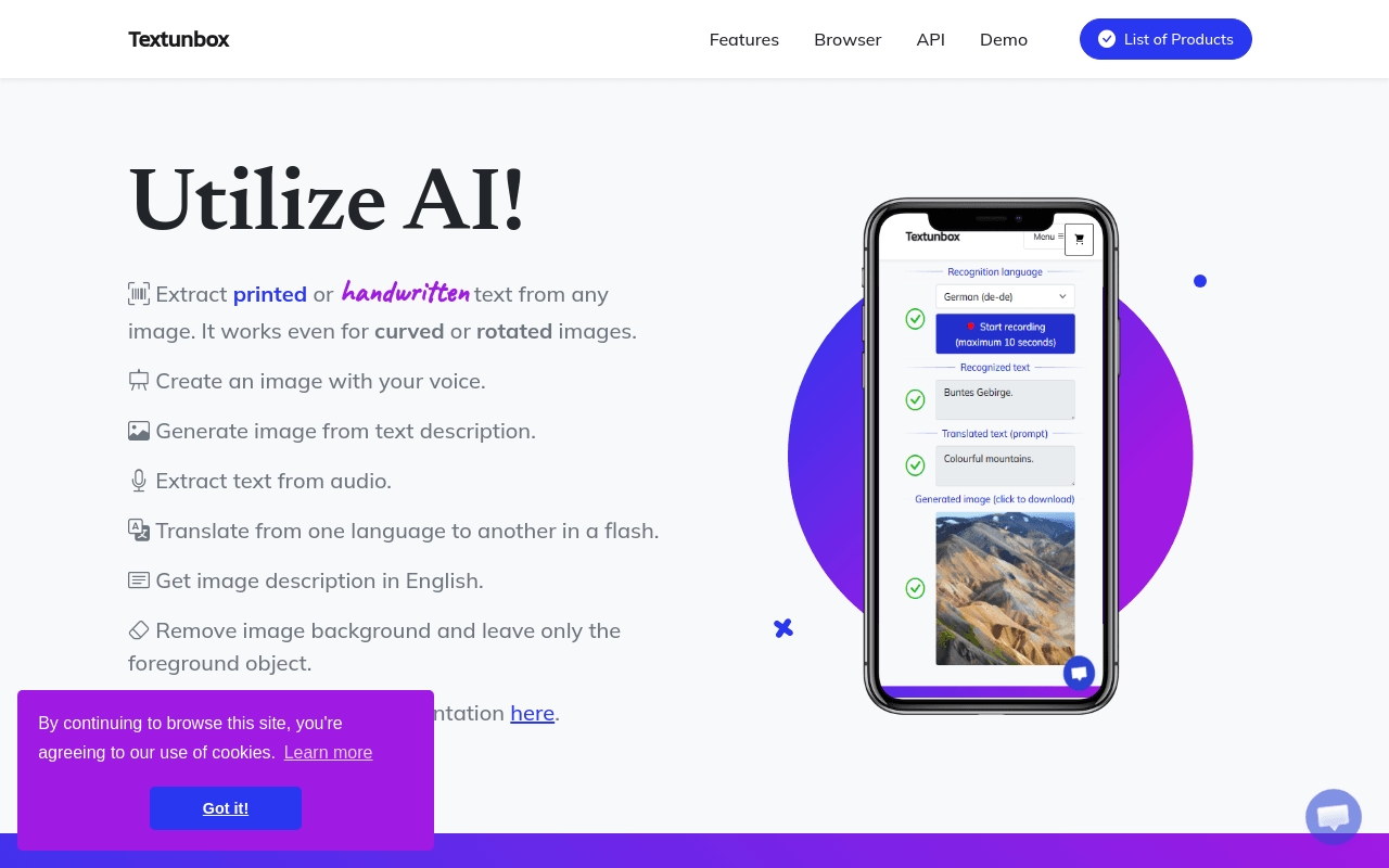 TextUnbox