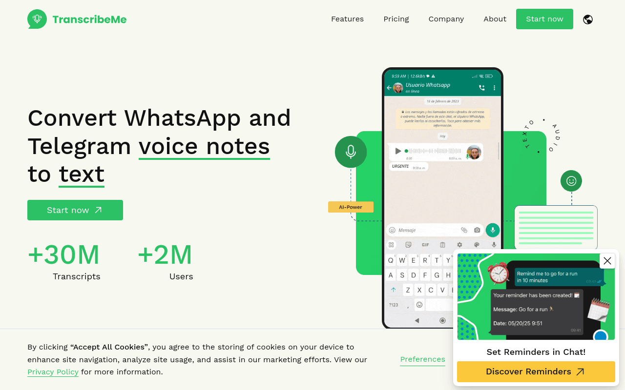 TranscribeMe