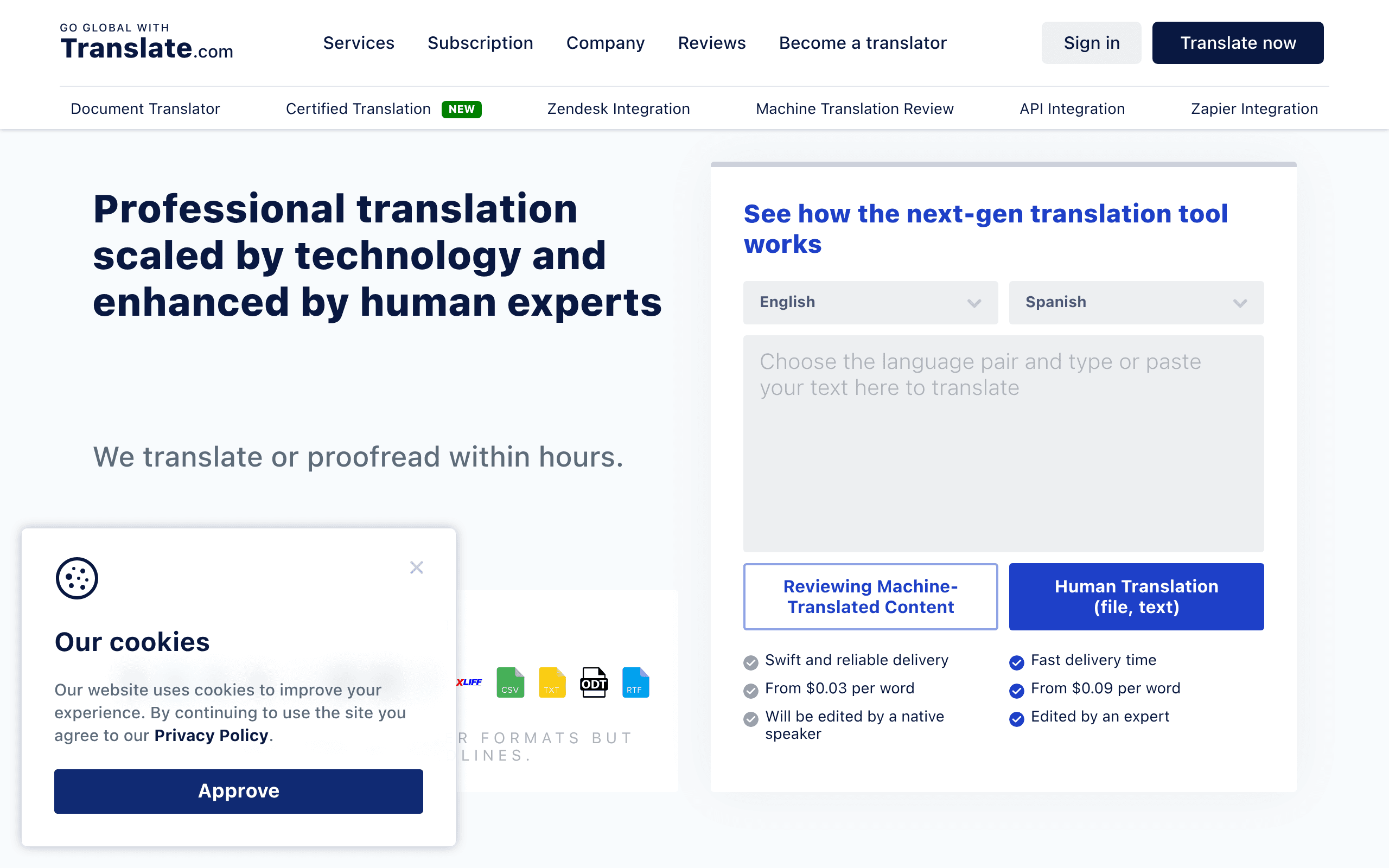 Translate