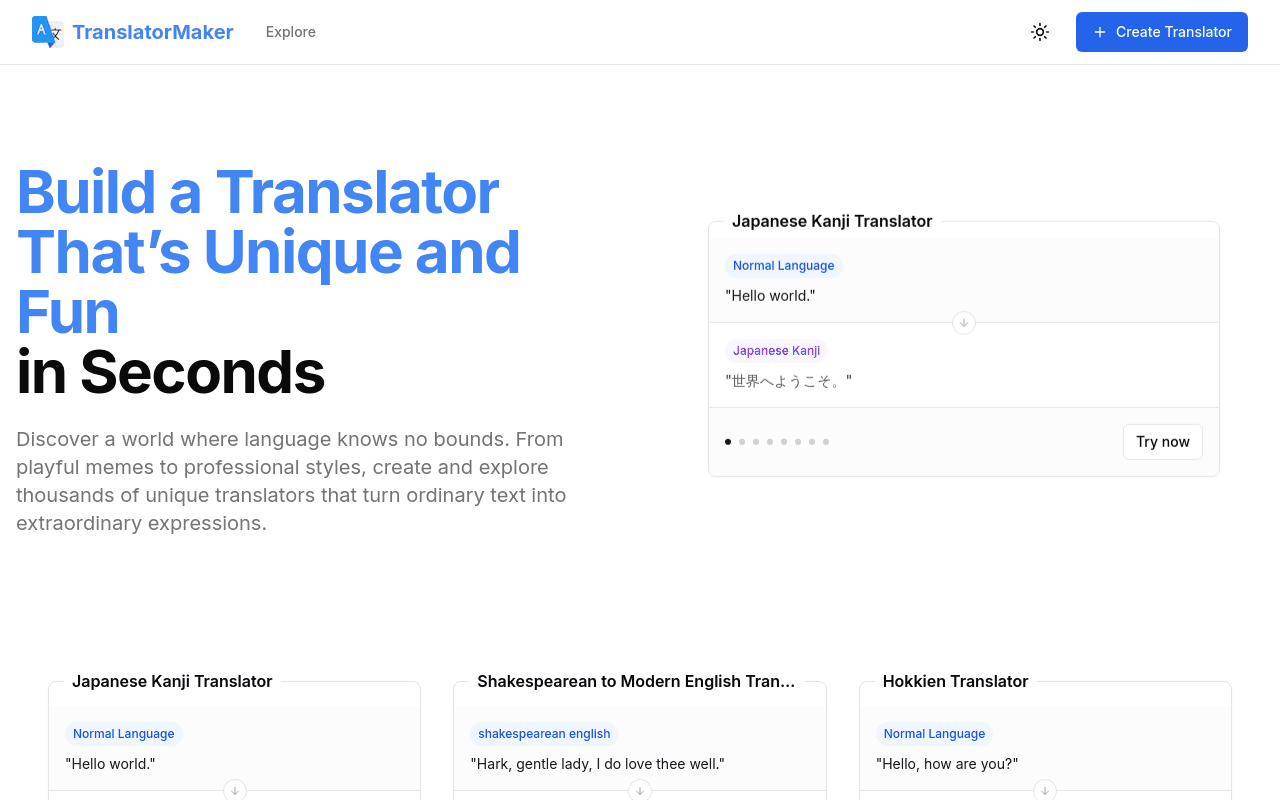 Translator Maker