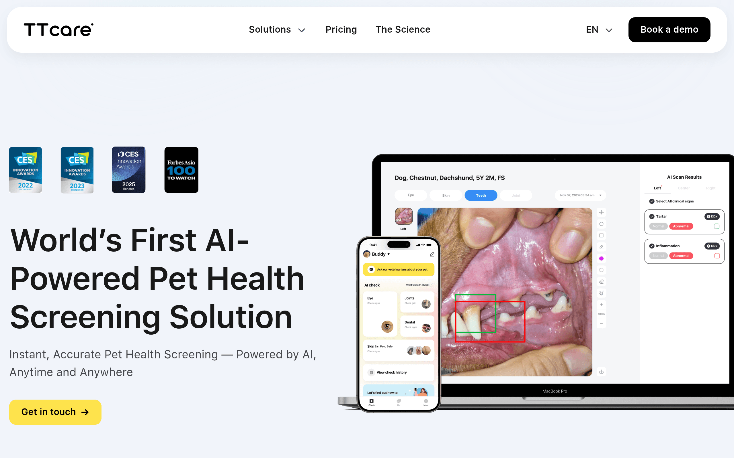TTcare AI Pet Health Checker