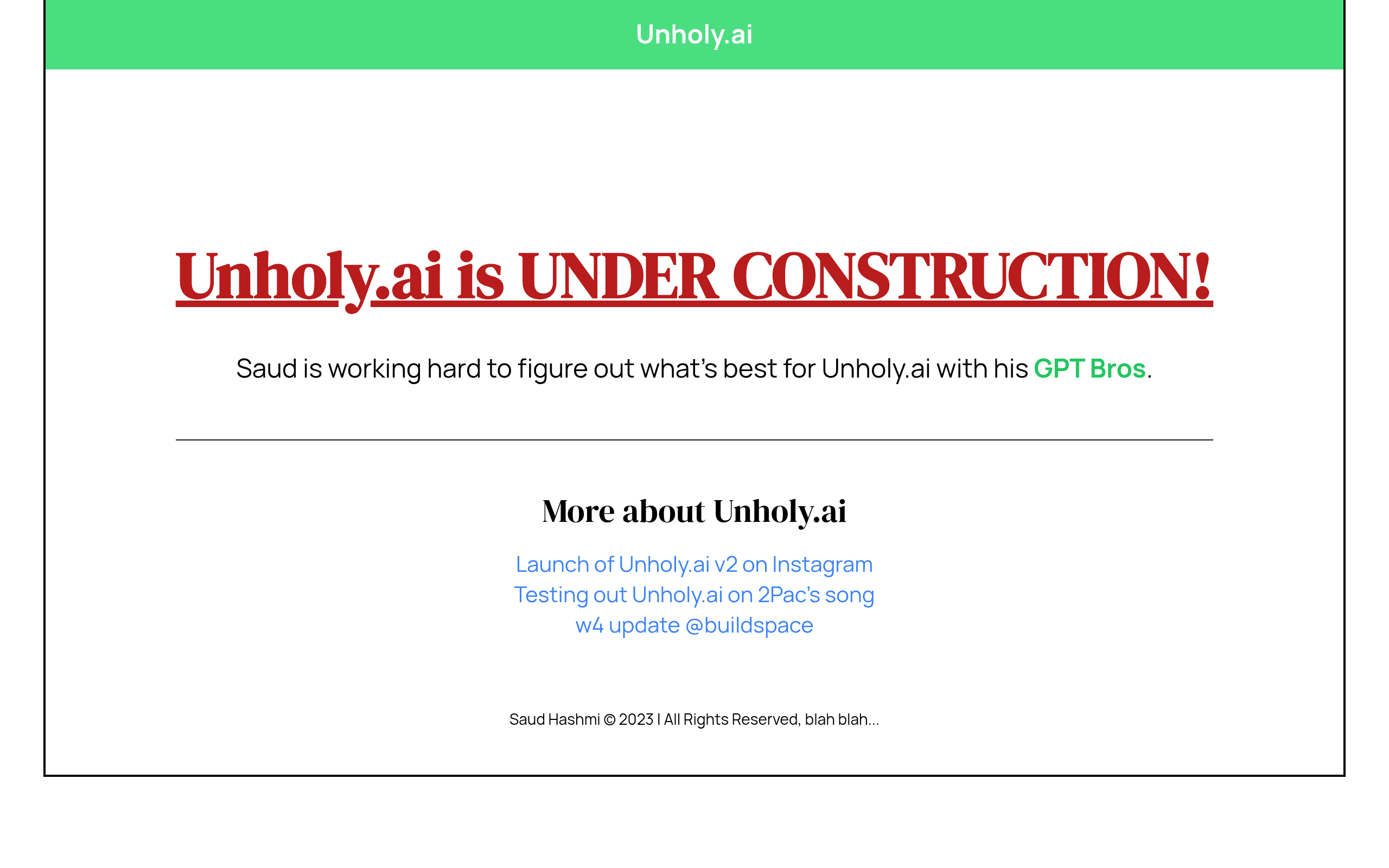 Unholy.ai