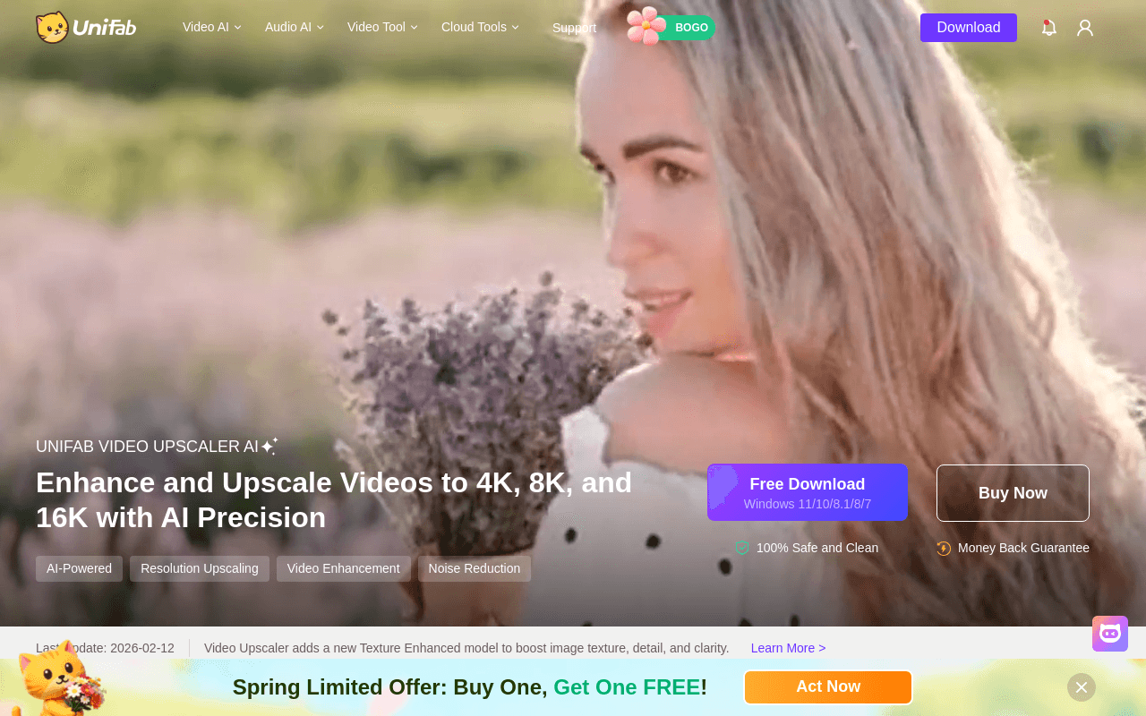 UniFab Video Enlarger AI