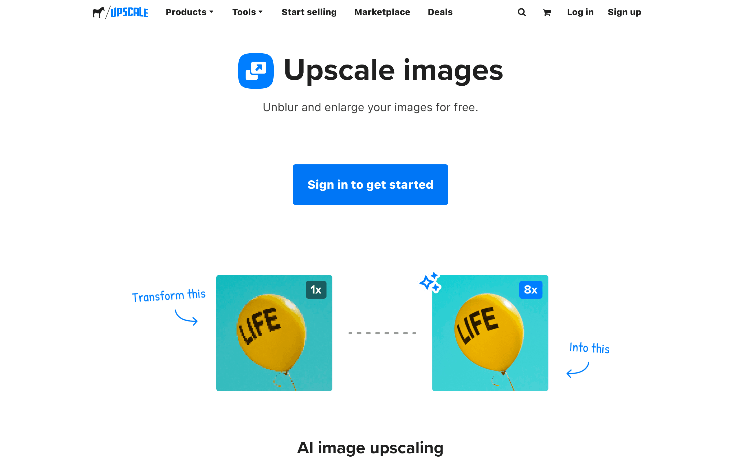 Upscale by StickerMule