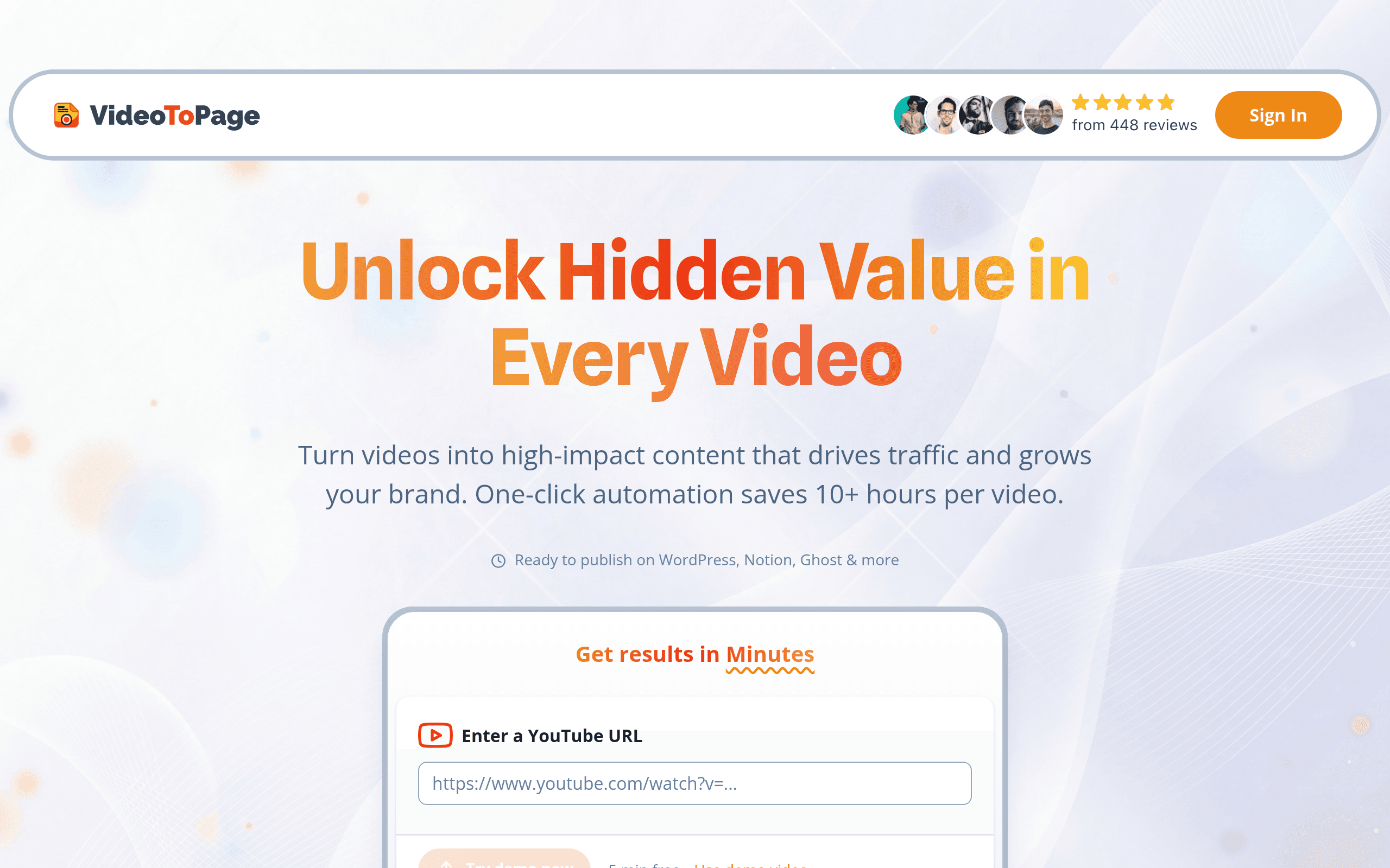 VideoToPage