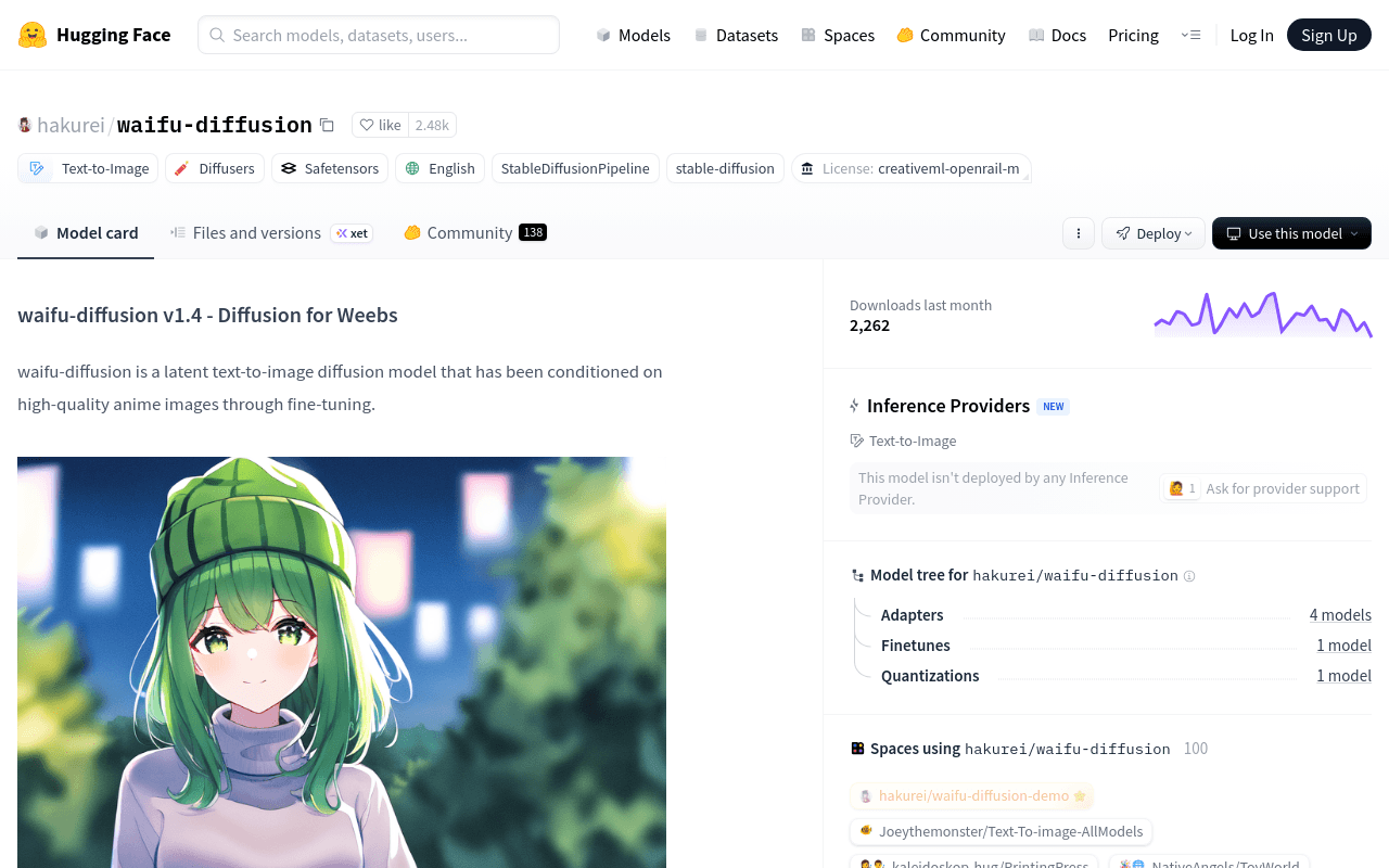 Waifu Diffusion