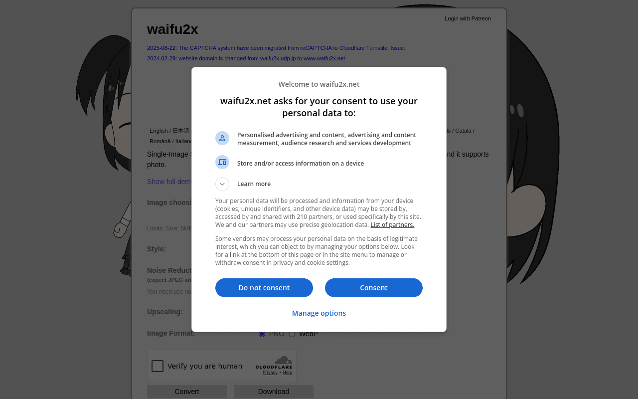 Waifu2x