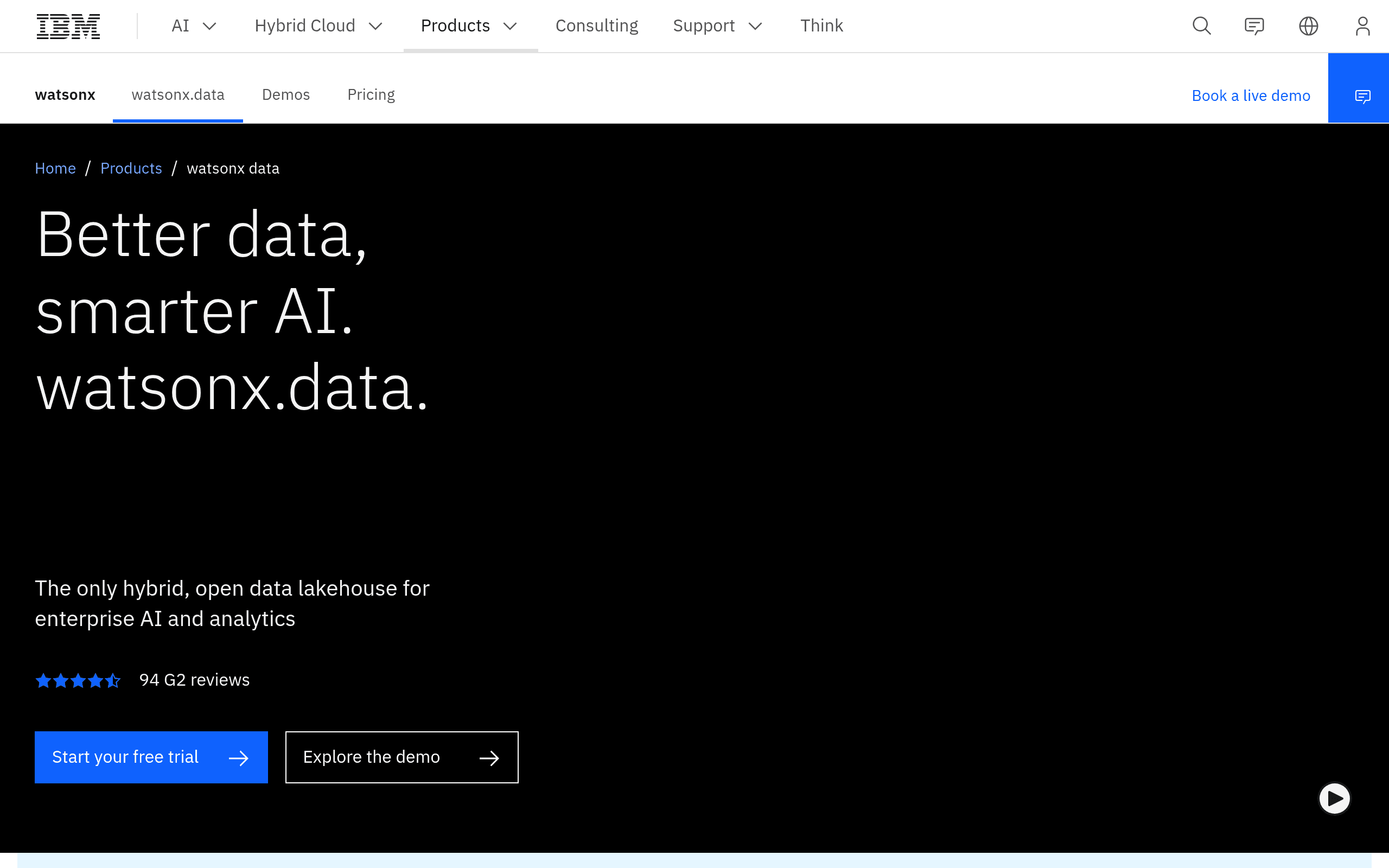 WatsonX.data by IBM