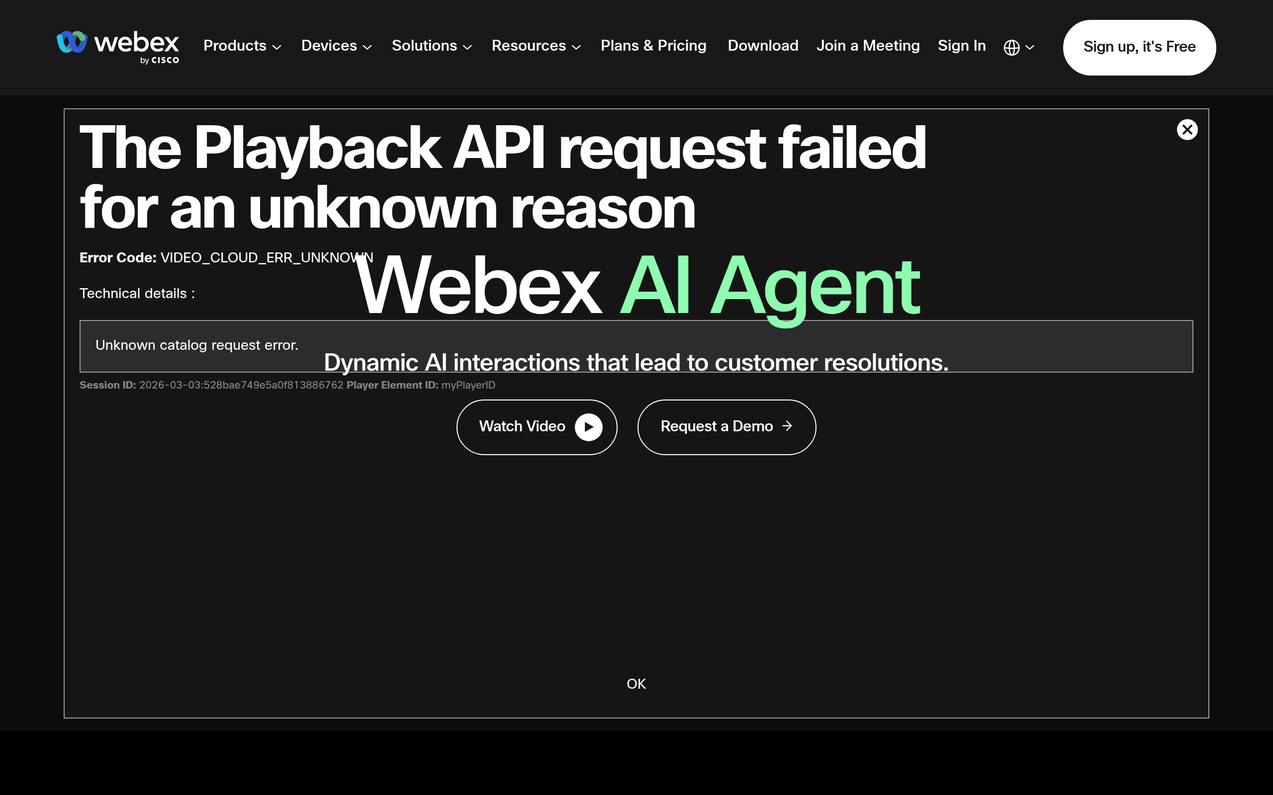 Webex AI Agent