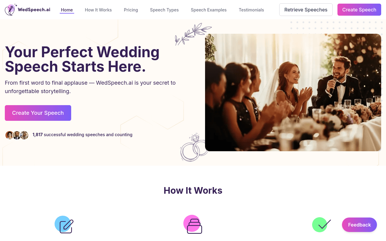 Wedspeech AI