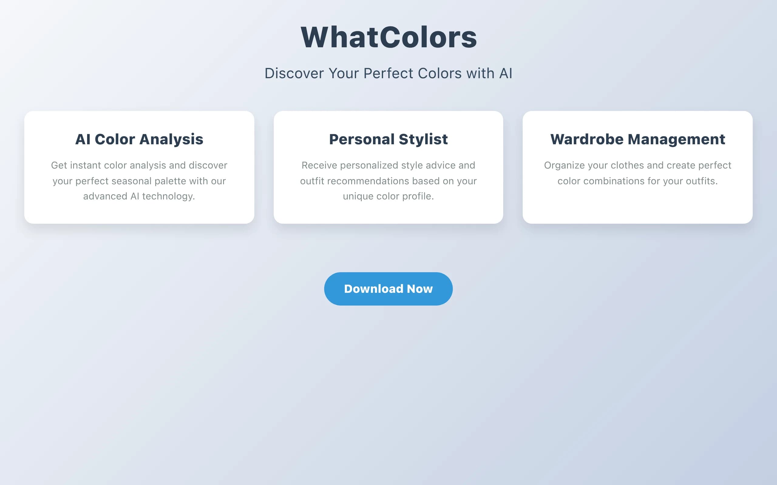 WhatColors - Color Analysis App