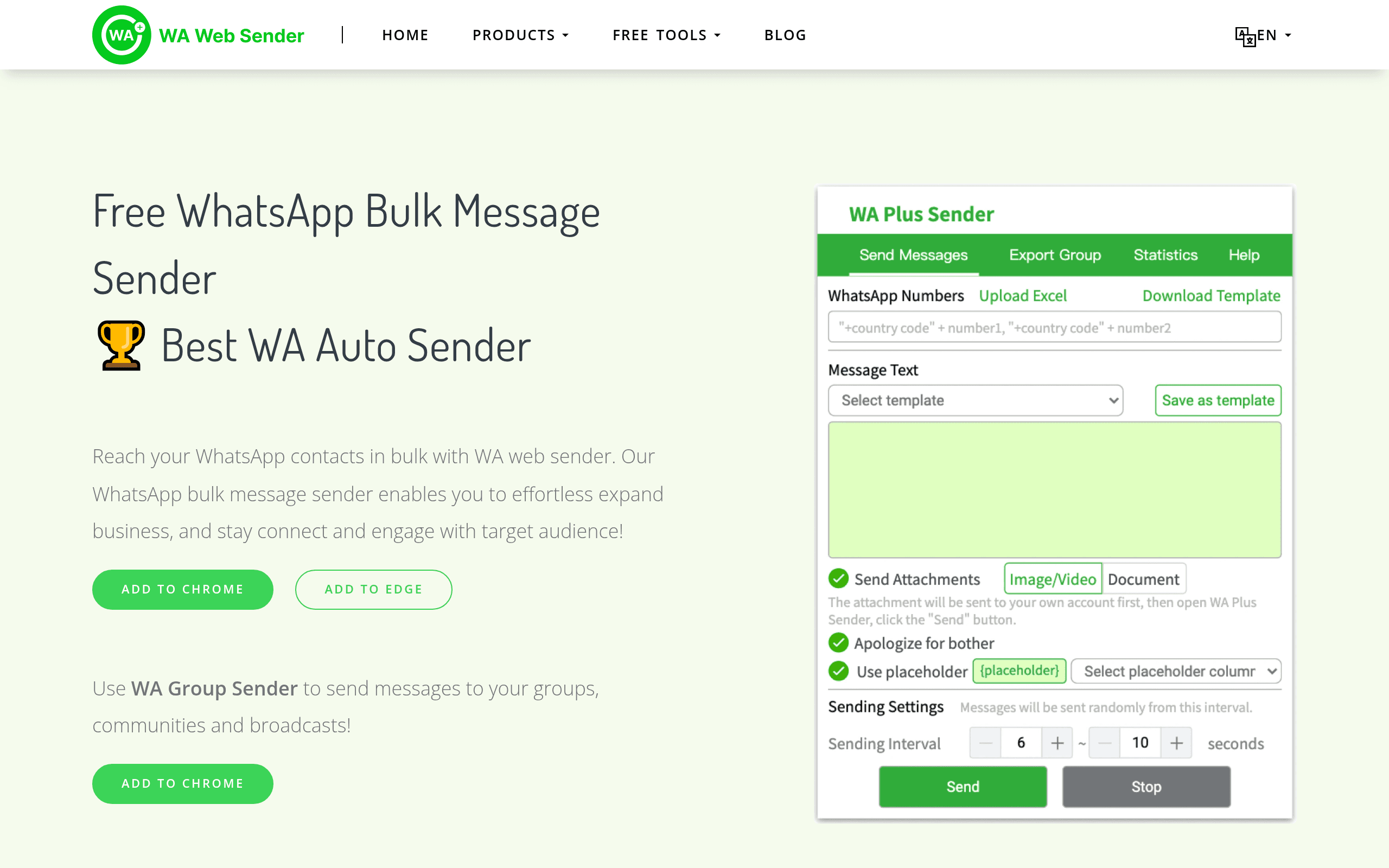 WhatsApp Sender