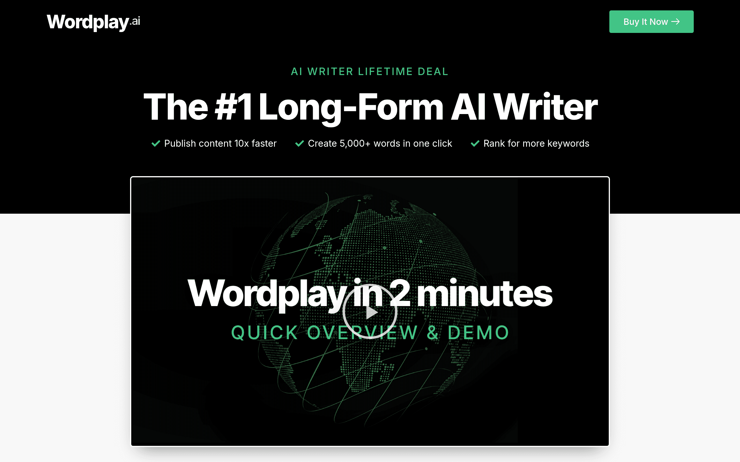 Wordplay - Long Form AI Content Generator for SEO