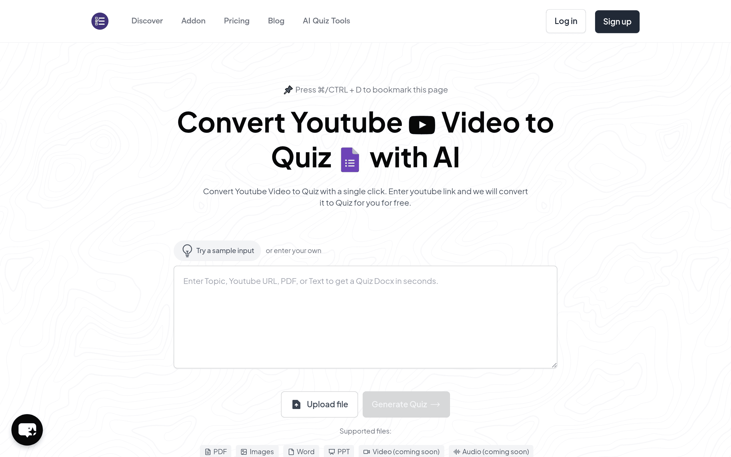Youtube to Quiz