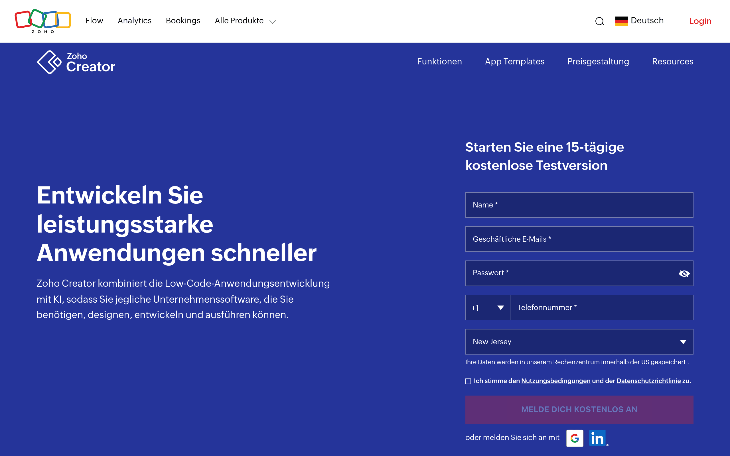 Zoho Creator